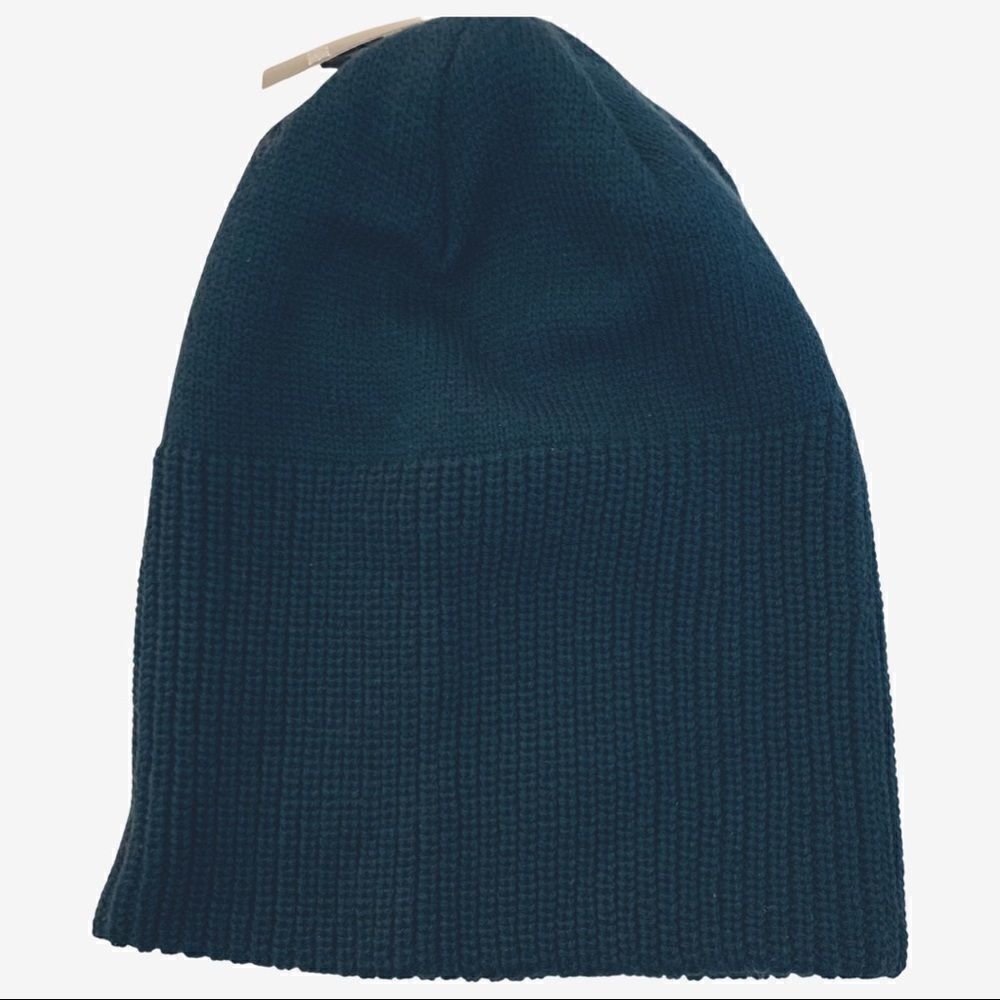 Altare Navy Blue Rib Knit Cuffed Beanie Hat, Unisex One Size - Picture 3 of 7